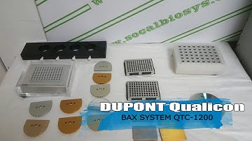 DUPONT Qualicon BAX SYSTEM QTC-1200 with CD software and accessories
