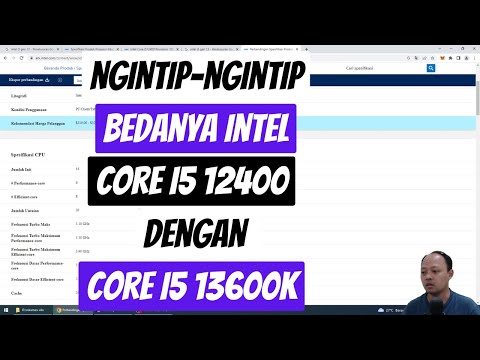 Lihat spesifikasi Intel i5 12400 dengan i5 13600K | intel gen 12 dan gen 13