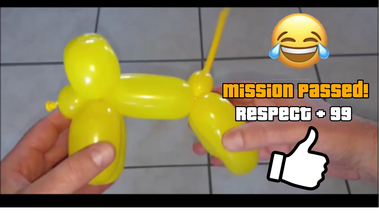 Comment Faire Un Chien Avec Un Ballon De Baudruche