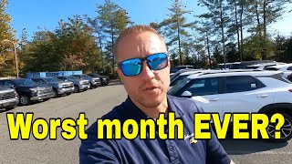 Will this be my worst month in car sales?? Dealership Life