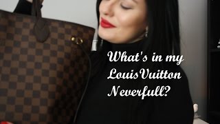 What&#39;s in my bag? Louis Vuitton Neverfull MM