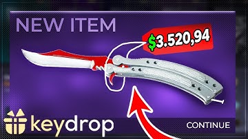KEYDROP I PULLED $5000 BUTTERFLY KNIFE! CS2 CASE OPENING! Keydrop Promo Code 2025