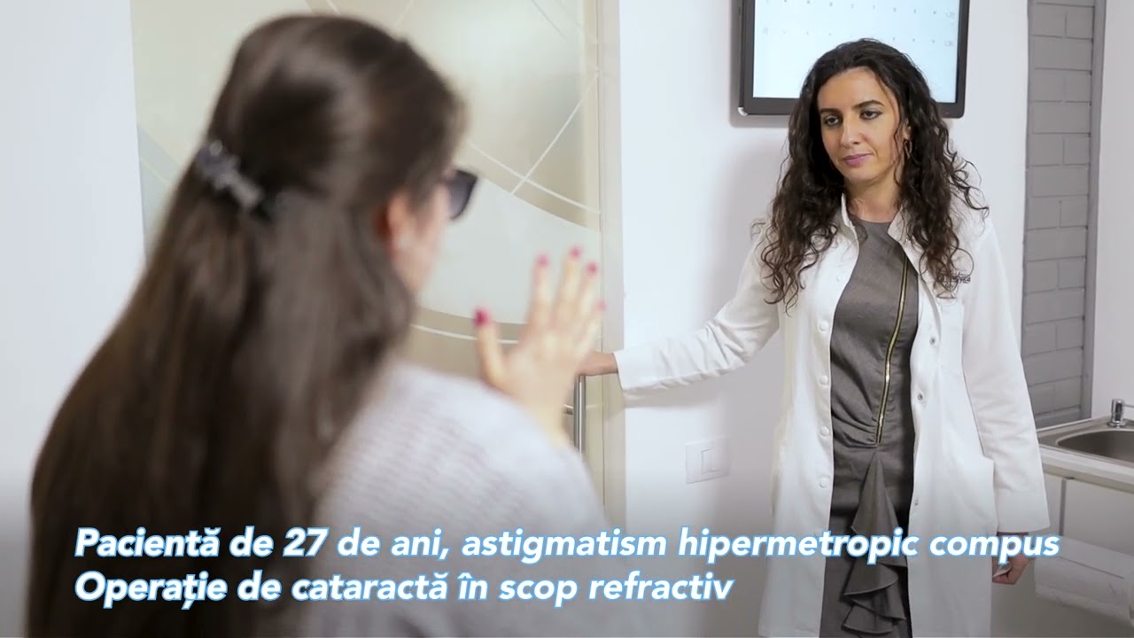 Pacientă de 27 de ani, operată în scop refractiv | Viața fără ochelari | Oftalmologica