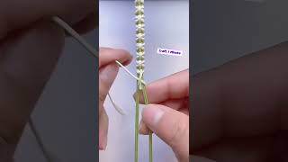 How to tie a bracelet with a simple string #diy #craft #handmade
