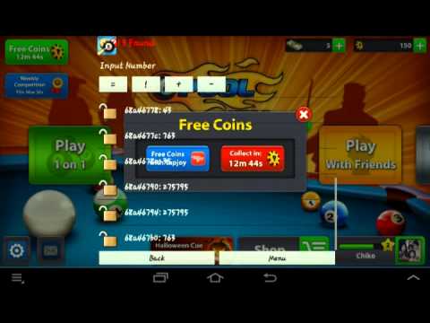 How to hack 8 ball pool permanent (android)gamecih - YouTube