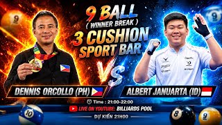 🔴 LIVE | DENNIS ORCOLLO VS ALBERT JANUARTA | RACE TO 15