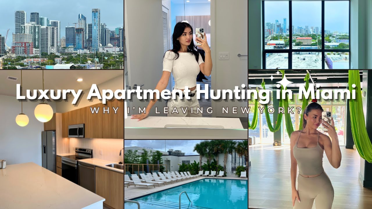 Luxury Apartment Hunting in Miami | Touring 6 Buildings & Why I’m Leaving New York