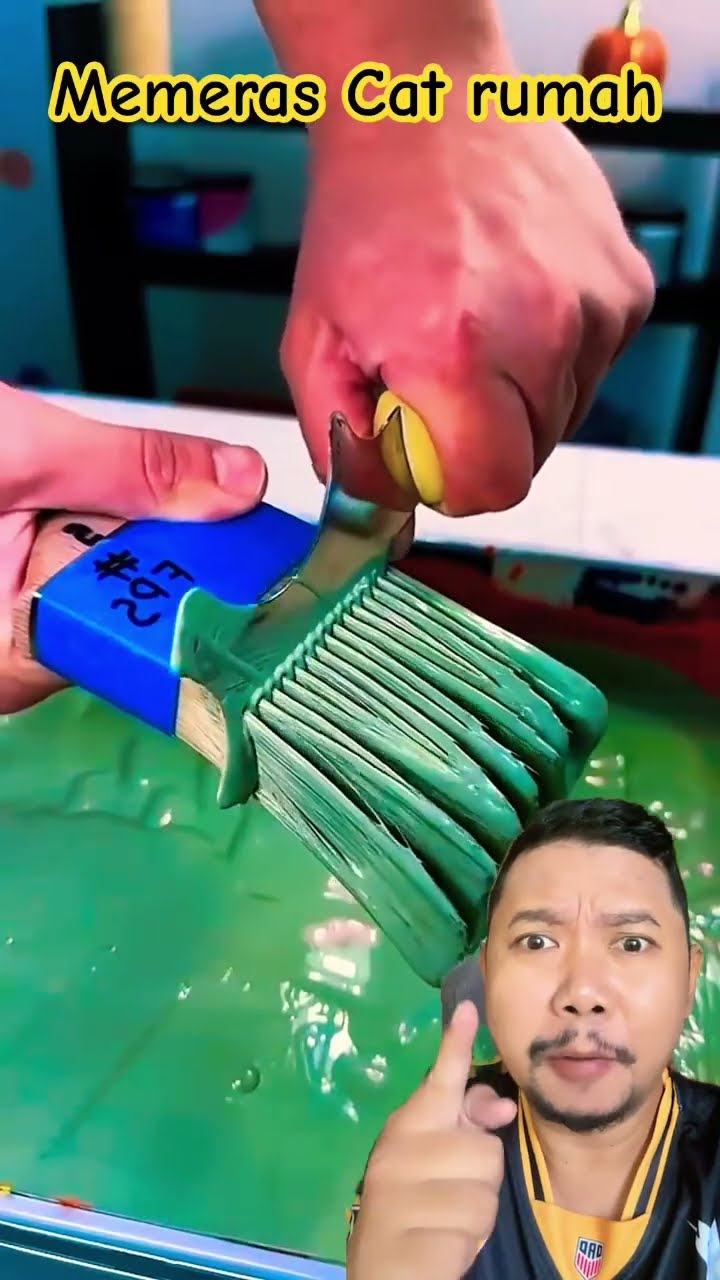 MEMERAS CAT RUMAH DIKUAS!!!?? #satisfying #tools #diy #art #viralvideo #foryou #trend