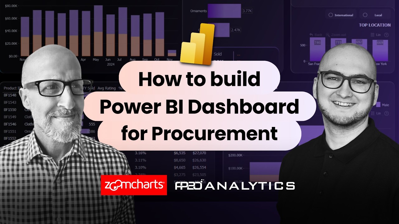 Power BI Workshop: How to Visualize Procurement Data - YouTube