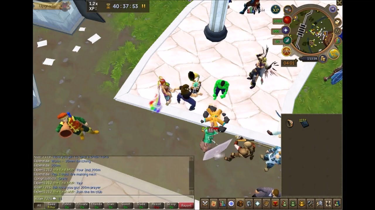 Runescape - Esperelda gets 200 million XP in Fletching [2021]