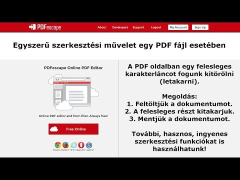 Videó: Hogyan szerkeszthetek vektoros PDF-et?