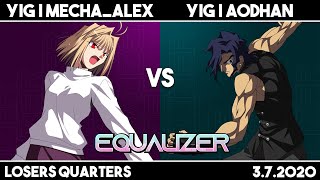 YIG | Mecha_Alex (Arcueid B) vs YIG | Aodhan (Kishima K) | Melty Blood Losers Quarters | Equalizer 4