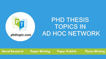 PhD Thesis Topics  in Ad Hoc Network | MS Thesis Topics  in Ad Hoc Network
