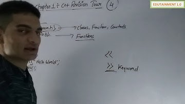 Class 12 Computer Science Chapter 1 C++ Revision Tour 4 video