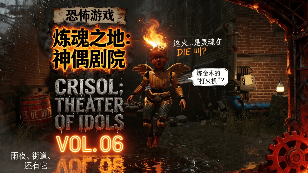煉魂之地：雨夜驚現「點燈小鬼」！頭頂冒火居然還會飛？ | Crisol: Fire-Headed Doll in the Rain! It Can Fly?