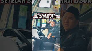 Sam Hendra Ahok Kembali Mengaspal Setelah Libur, Bawa Bus Scania Surya Bali Opticruise Transmision