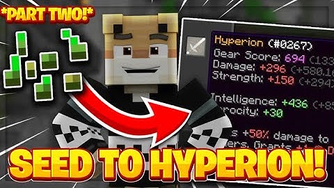 Farming from NOTHING to a Hyperion!! (Part 2) -- Hypixel Skyblock