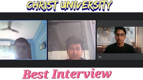 Best Interview||BBA LLB  || PI & MP || UG|| Christ University || Round 3|| Mock Interview