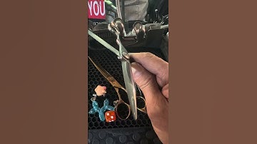 Immediately compare your sharpened scissors to the edges of a new shear before sacrificing anymore