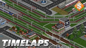 OpenTTD JGRPP Timelaps Of A Station with a metro