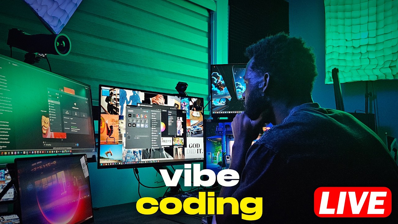 🔴I'M BACK - Just vibe coding and chilling - YouTube