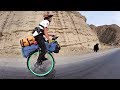 21 year old rides unicycle 5000km across China!