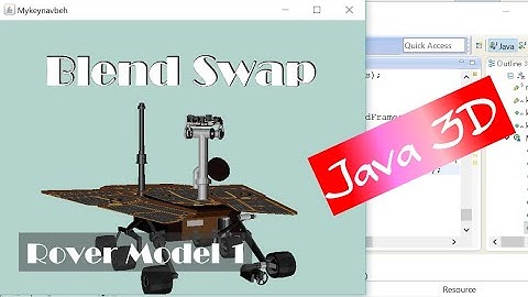 How to Put a Downloaded Free Blend Swap Model into Java 3D and Manipulate It_4 (with Source Code)
