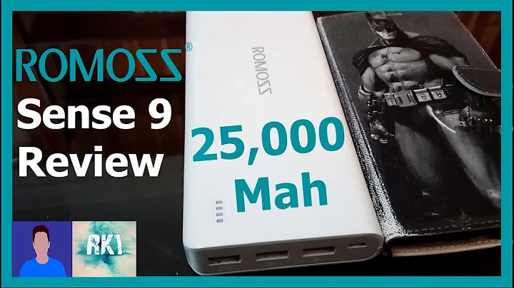 **HUGE 25,000 mah power bank Romoss sense 9** REVIEW