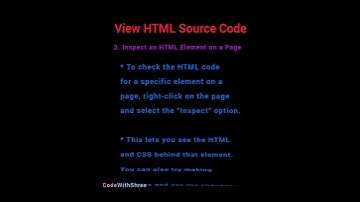 View HTML source code.. #coding #html #shorts #shortfeed #trending #shortvideo #viralvideo #ytshorts