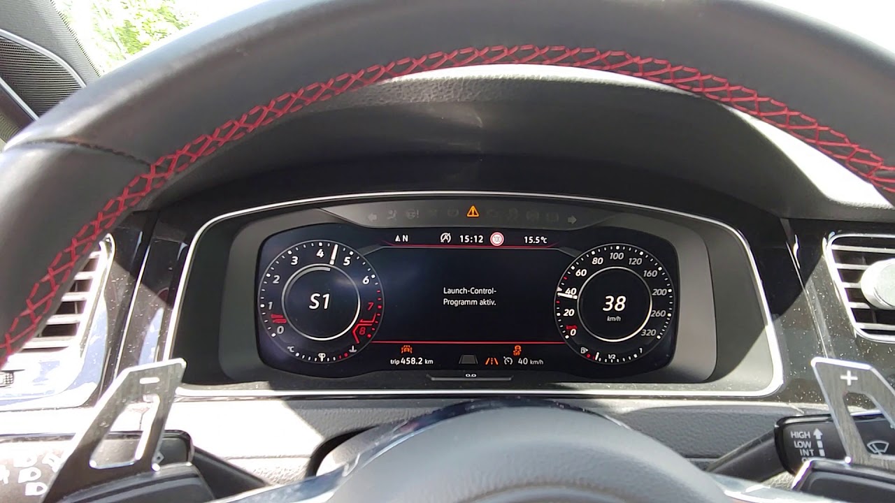 Golf 7 Gti Performance Facelift Launch Control