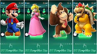 Mario VS Princess Peach VS Donkey Kong VS Bowser 🎶 Who Will Win