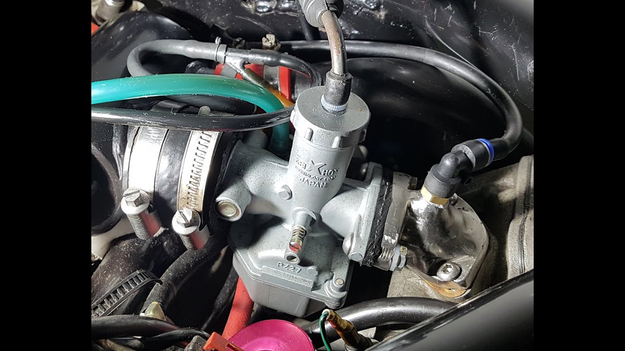 Scooter 125cc turbo test carburateur PZ27 