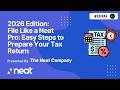 File Like a Neat Pro: Easy Steps to Prepare Your Tax Return - 2026 Edition