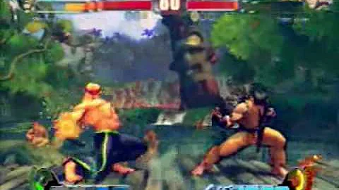 Allen (Sagat) vs Jack/Steve (Ryu) 1