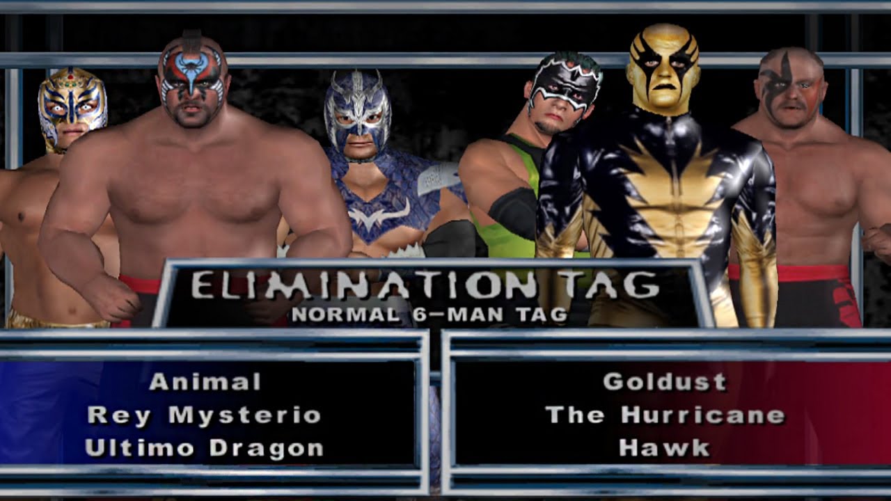 WWE SD! HCTP: Elimination Tag - Animal, Rey Mysterio & Ultimo Dragon vs Goldust, Hurricane & Hawk!