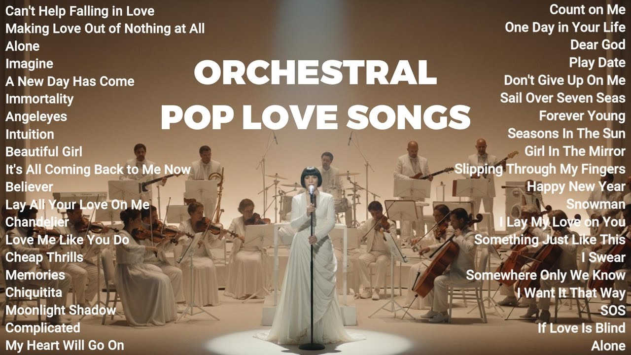 Adele, Taylor Swift, Rihanna, Sia, Pink, Celine Dion - Orchestral Covers of Popular Pop Love Songs