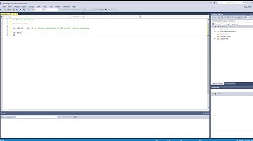 Forward Declaration of Functions in C++