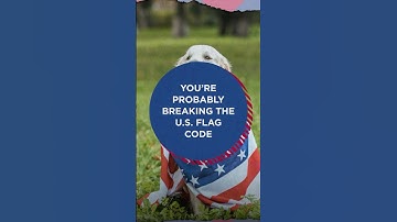 Je overtreedt waarschijnlijk de Amerikaanse vlagcode #geschiedenis #Amerikaansegeschiedenis