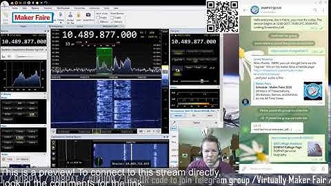 Virtually Maker Faire - Amateur Radio Operations Via QO-100 Geostationary Satellite