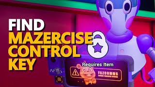 Find Mazercise Control Key FNAF