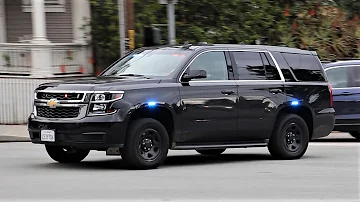 Unmarked Chevy Tahoe & Police Car Responding to a Shots Fired Call!