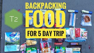 Backpacking Food for 5 days on the  OHT