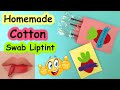 How to make cotton swab lipstick at home||homemade lipstick||tattoo lipstick||lipstick||Sajal Malik