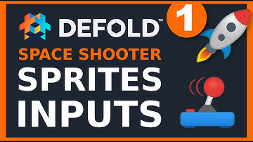 Defold Space Shooter 1/3 Sprites, Inputs, Scripts - Gamedev Tutorial for Beginners