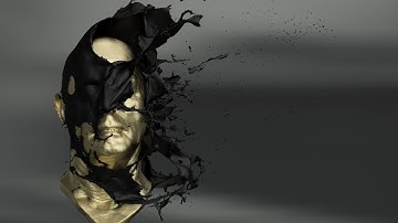 Head peel animation with #3dsmax, #tyFlow and #IRAY plugin renderer