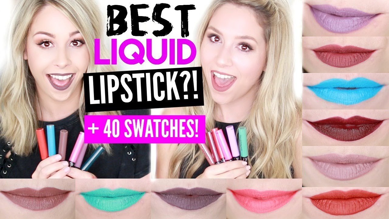 Best Liquid Lipsticks 40 Swatches New Sephora Collection Cream