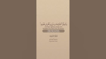 QURAN TRANSLATION - SURAH ASH-SHUARAA (25-27) تلاوة وترجمة القرآن - سورة الشورى- وديع اليمني-