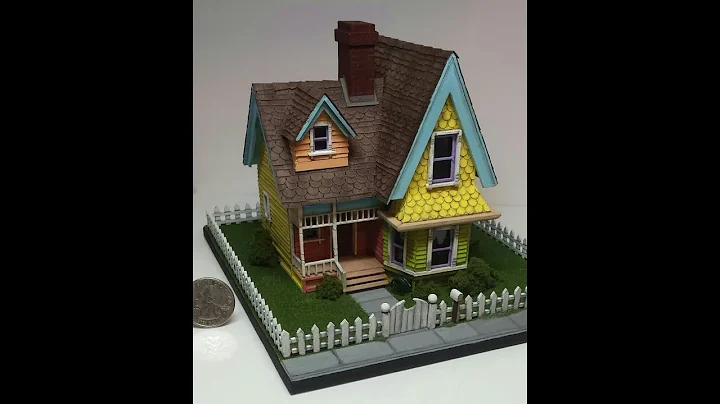 Pixar Up house tribute model built by Matt Camisa