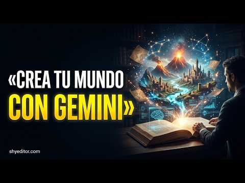 Cómo CREAR el Mundo de una NOVELA con GEMINI 🤯 | Worldbuilding con IA