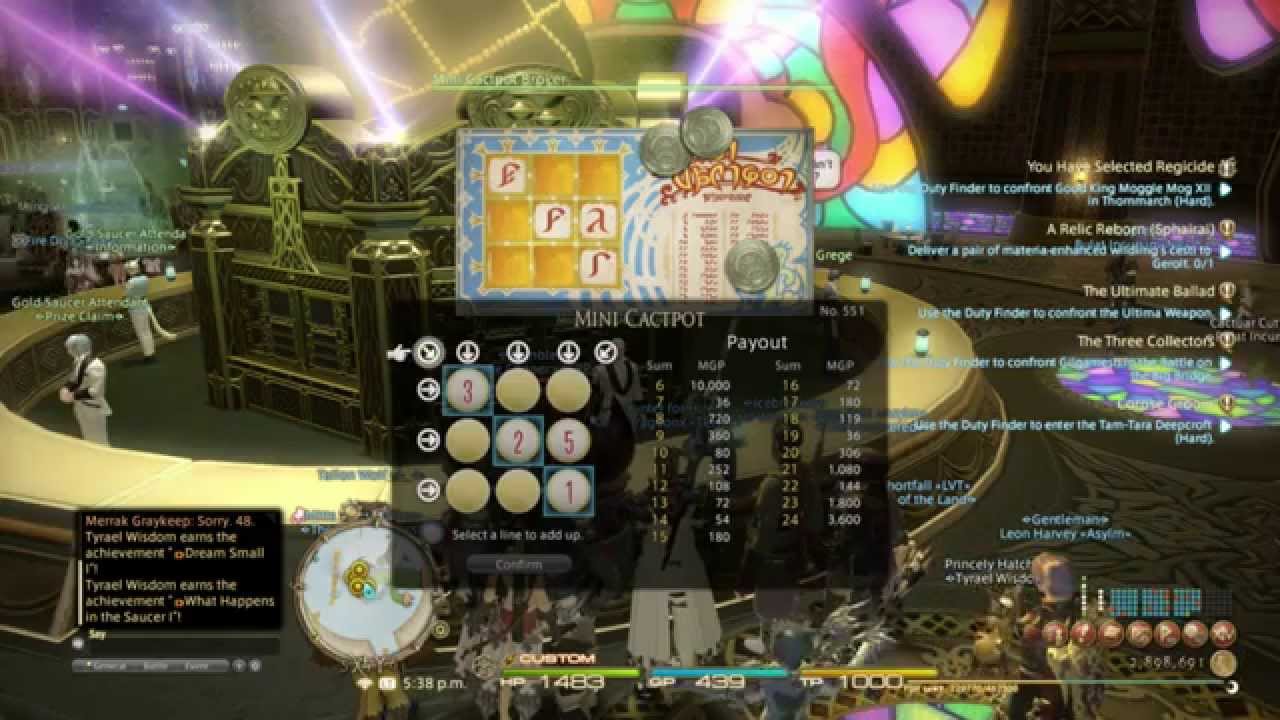 Final Fantasy XIV : Focus sur le Gold Saucer et toutes ses activités